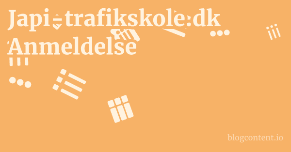 Japi-trafikskole.dk Anmeldelse 1 by Partners