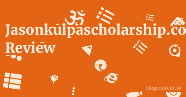 Jasonkulpascholarship.com Review 1 by Partners