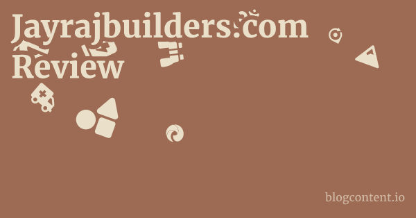 Jayrajbuilders.com Review 1 by Partners