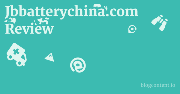 Jbbatterychina.com Review 1 by Partners