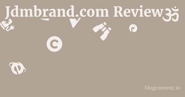 Jdmbrand.com Review 1 by Partners