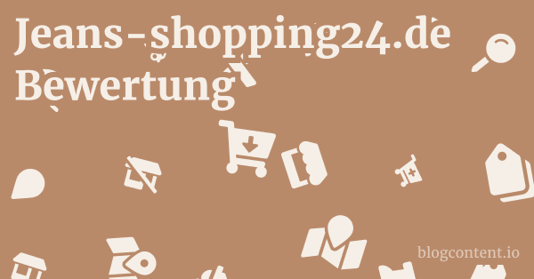 Jeans-shopping24.de Bewertung 1 by Partners
