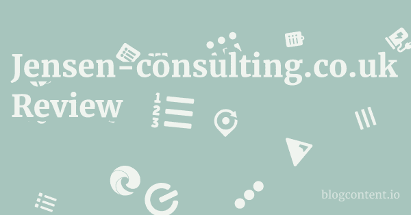 Jensen-consulting.co.uk Review