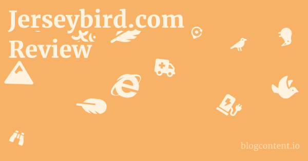 Jerseybird.com Review 1 by Partners