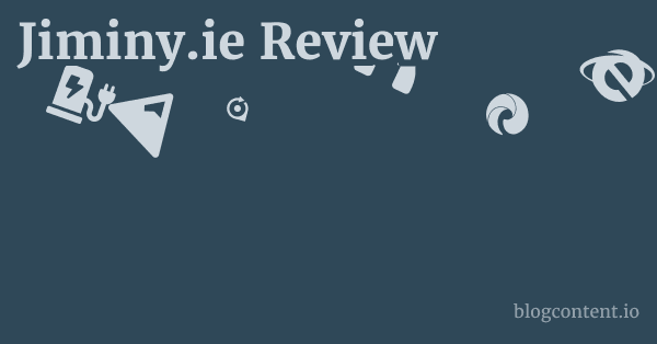 Jiminy.ie Review 1 by Partners
