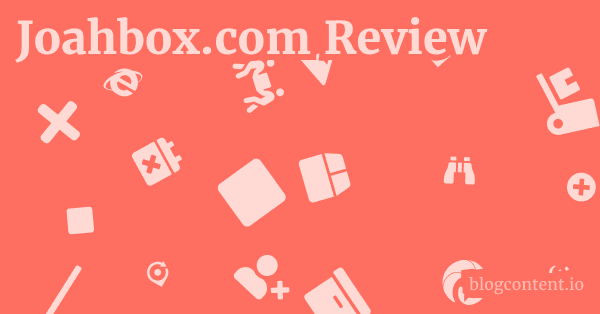 Joahbox.com Review 1 by Partners