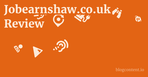 Jobearnshaw.co.uk Review 1 by Partners
