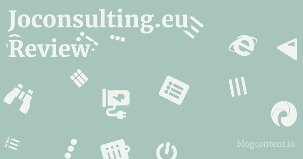 Joconsulting.eu Review 1 by Partners