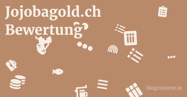 Jojobagold.ch Bewertung 1 by Partners