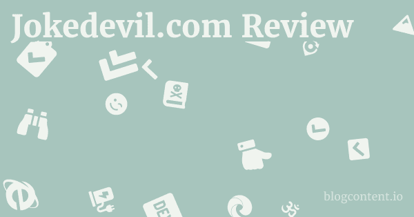 Jokedevil.com Review 1 by Partners