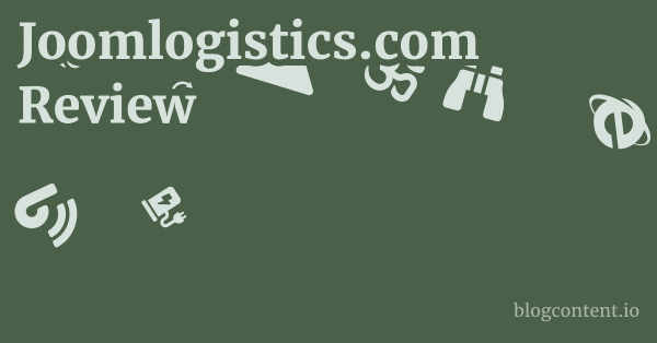 Joomlogistics.com Review 1 by Partners