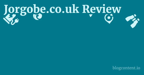 Jorgobe.co.uk Review 1 by Partners