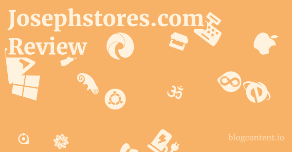 Josephstores.com Review 1 by Partners