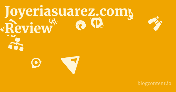 Joyeriasuarez.com Review 1 by Partners