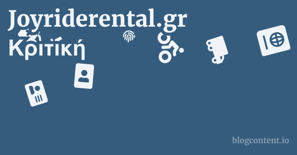 Joyriderental.gr Κριτική 1 by Partners