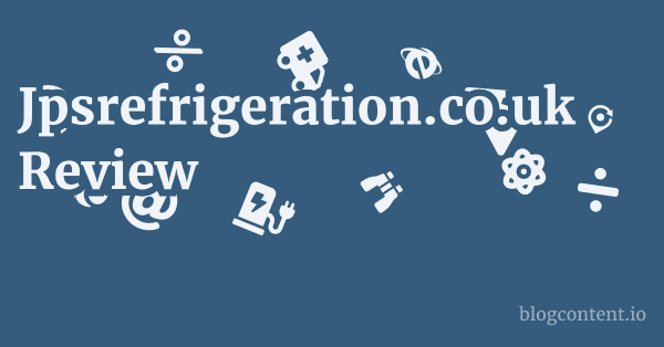 Jpsrefrigeration.co.uk Review 1 by Partners