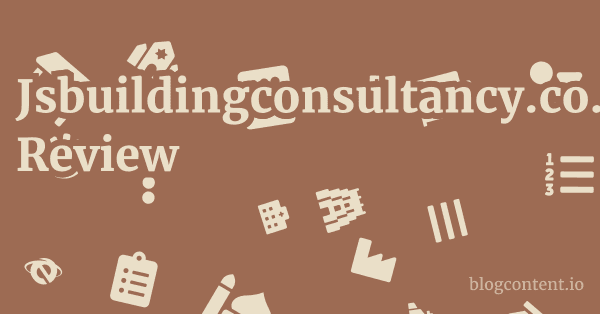 Jsbuildingconsultancy.co.uk Review 1 by Partners