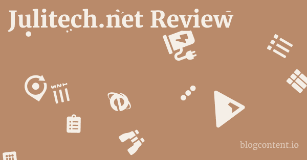 Julitech.net Review 1 by Partners