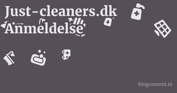 Just-cleaners.dk Anmeldelse 1 by Partners