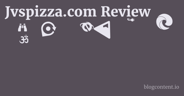 Jvspizza.com Review