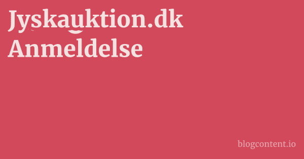 Jyskauktion.dk Anmeldelse 1 by Partners