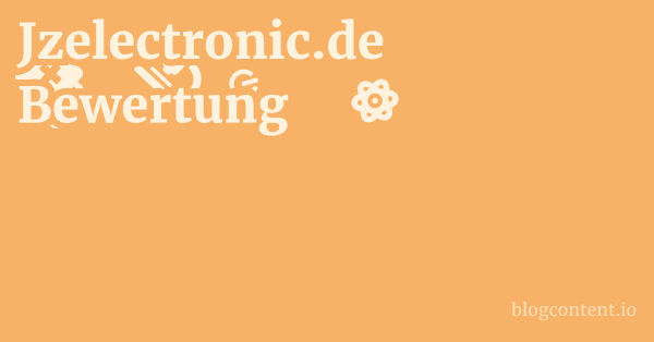 Jzelectronic.de Bewertung 1 by Partners