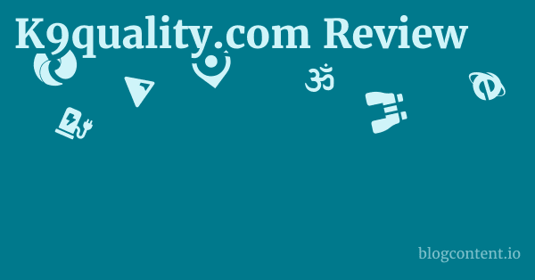 K9quality.com Review 1 by Partners