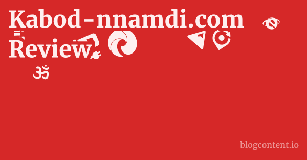 Kabod-nnamdi.com Review 1 by Partners