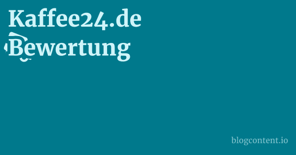 Kaffee24.de Bewertung 1 by Partners