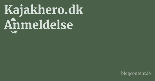 Kajakhero.dk Anmeldelse 1 by Partners