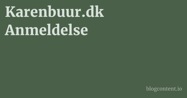 Karenbuur.dk Anmeldelse 1 by Partners