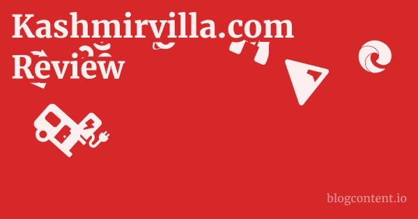Kashmirvilla.com Review 1 by Partners
