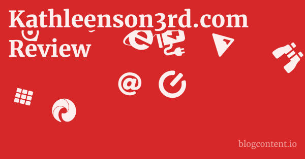 Kathleenson3rd.com Review 1 by Partners