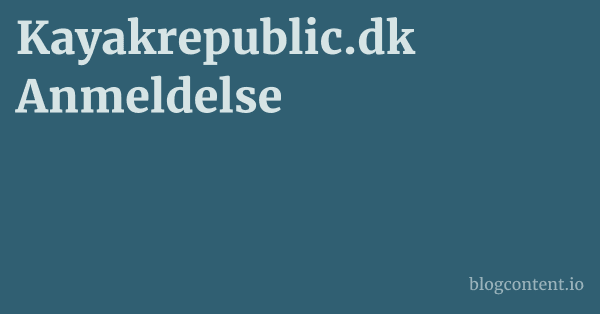 Kayakrepublic.dk Anmeldelse