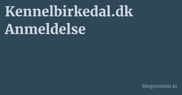 Kennelbirkedal.dk Anmeldelse 1 by Partners