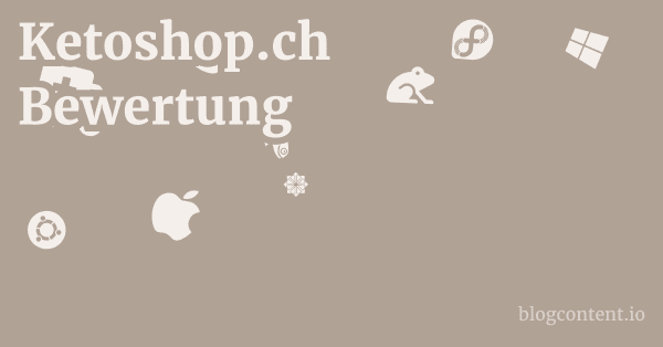 Ketoshop.ch Bewertung 1 by Partners