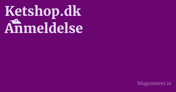 Ketshop.dk Anmeldelse 1 by Partners