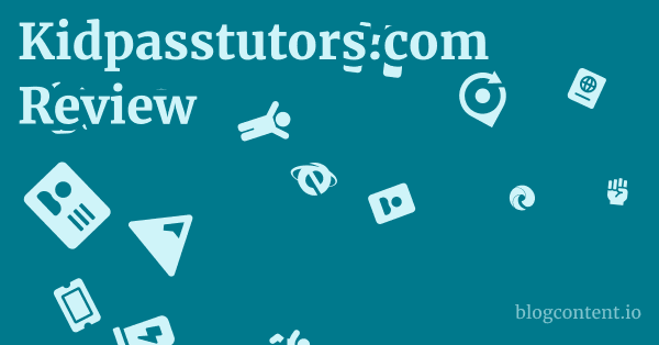 Kidpasstutors.com Review 1 by Partners