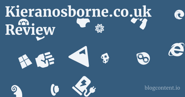 Kieranosborne.co.uk Review 1 by Partners
