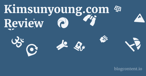 Kimsunyoung.com Review 1 by Partners