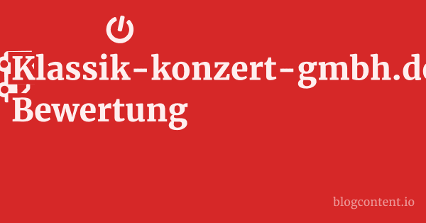 Klassik-konzert-gmbh.de Bewertung 1 by Partners