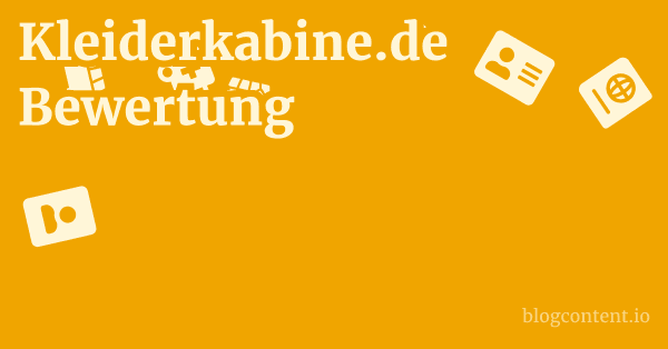 Kleiderkabine.de Bewertung 1 by Partners