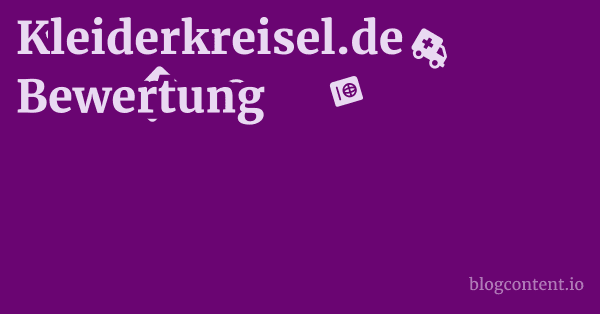 Kleiderkreisel.de Bewertung 1 by Partners