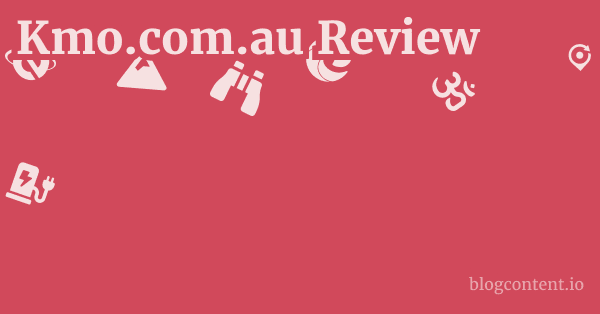 Kmo.com.au Review 1 by Partners