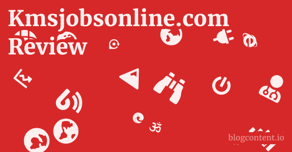 Kmsjobsonline.com Review 1 by Partners
