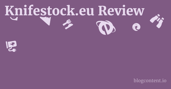 Knifestock.eu Review 1 by Partners