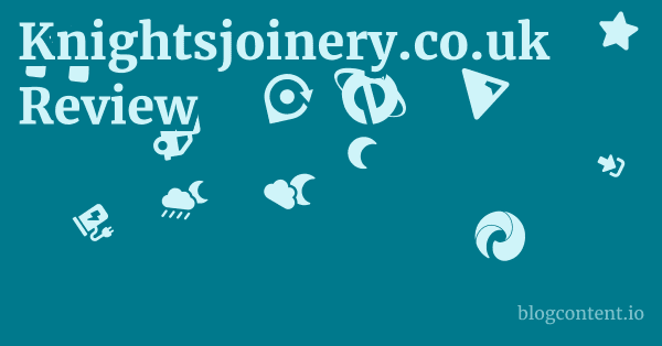 Knightsjoinery.co.uk Review 1 by Partners
