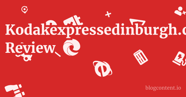 Kodakexpressedinburgh.co.uk Review 1 by Partners