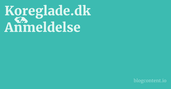 Koreglade.dk Anmeldelse 1 by Partners