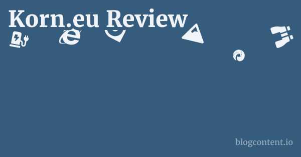 Korn.eu Review 1 by Partners